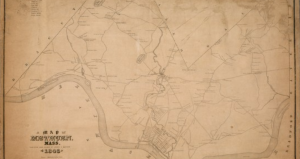 Old Map of Methuen