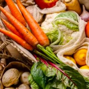 A variety of vegetables and tubers